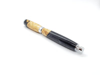 Magnetic Graduate Rollerball Pen - UW - Maple Burl & Resin