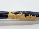 Coffee Scoop - Maple Burl and Blue Resin Hybrid