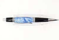 Sierra Button Click Pencil - Diamond Dust Resin, Chrome