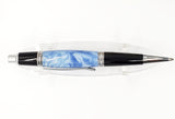 Sierra Button Click Pencil - Diamond Dust Resin, Chrome