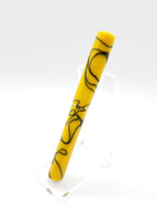 Fountain Pen - Closed end yellow acrylic