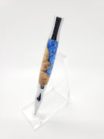 Virage Twist - UW - Chrome, Maple Burl & Blue Resin Hybrid