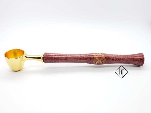 Coffee Scoop - Purpleheart with Maple Celtic Knot